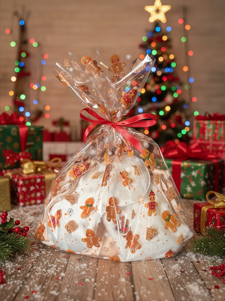 Small Silk Short Pyjama Christmas Gift Set