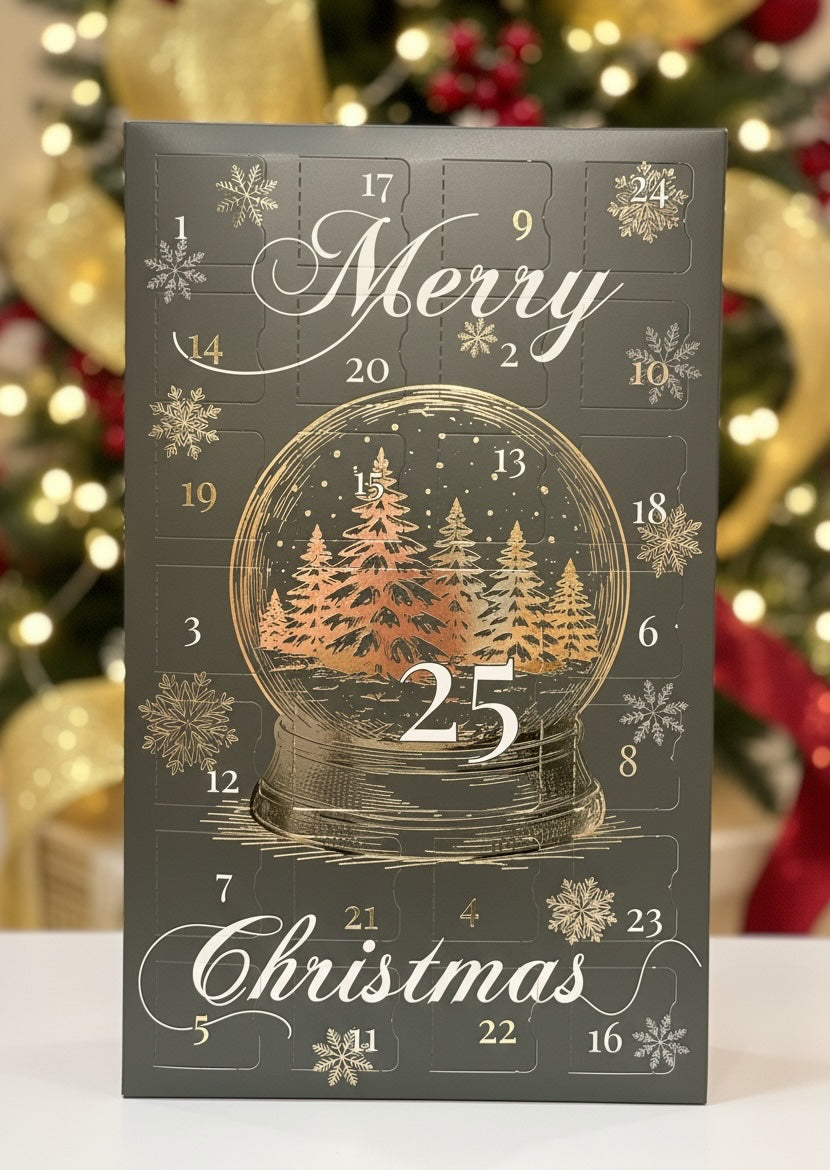 Hand-Poured Wax Melt Advent Calendar – 25 Melts, 3 Scents