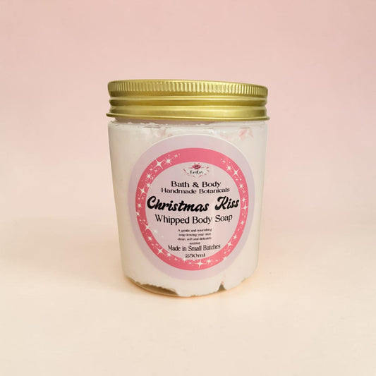 Christmas Kiss Handmade Whipped Body Soap – 250ml