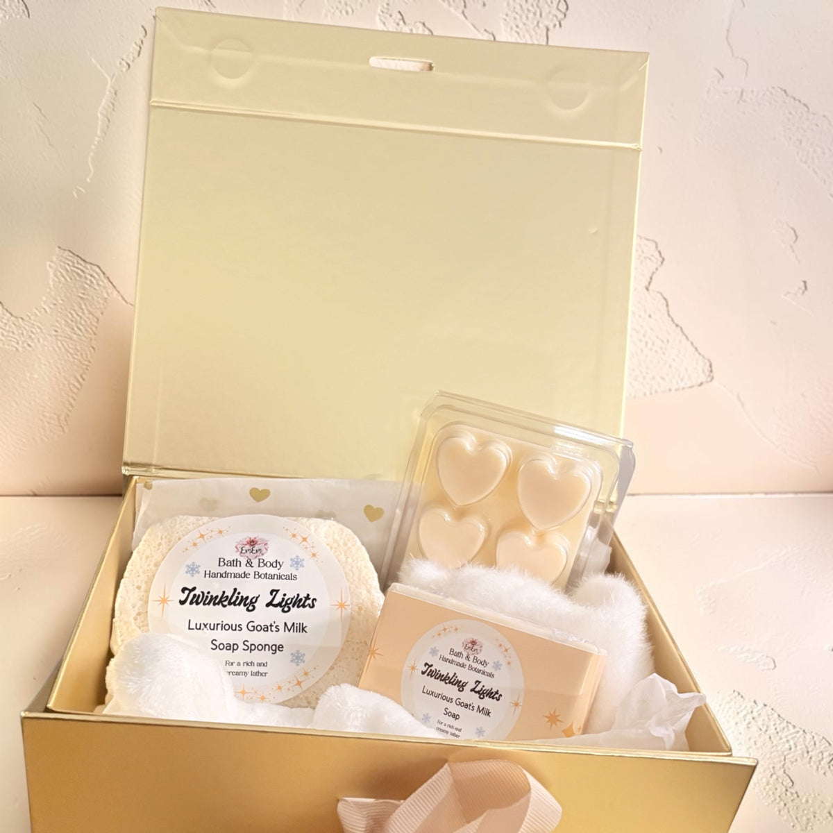 Twinkling Lights Pamper Gift Box with Soap & Wax Melts