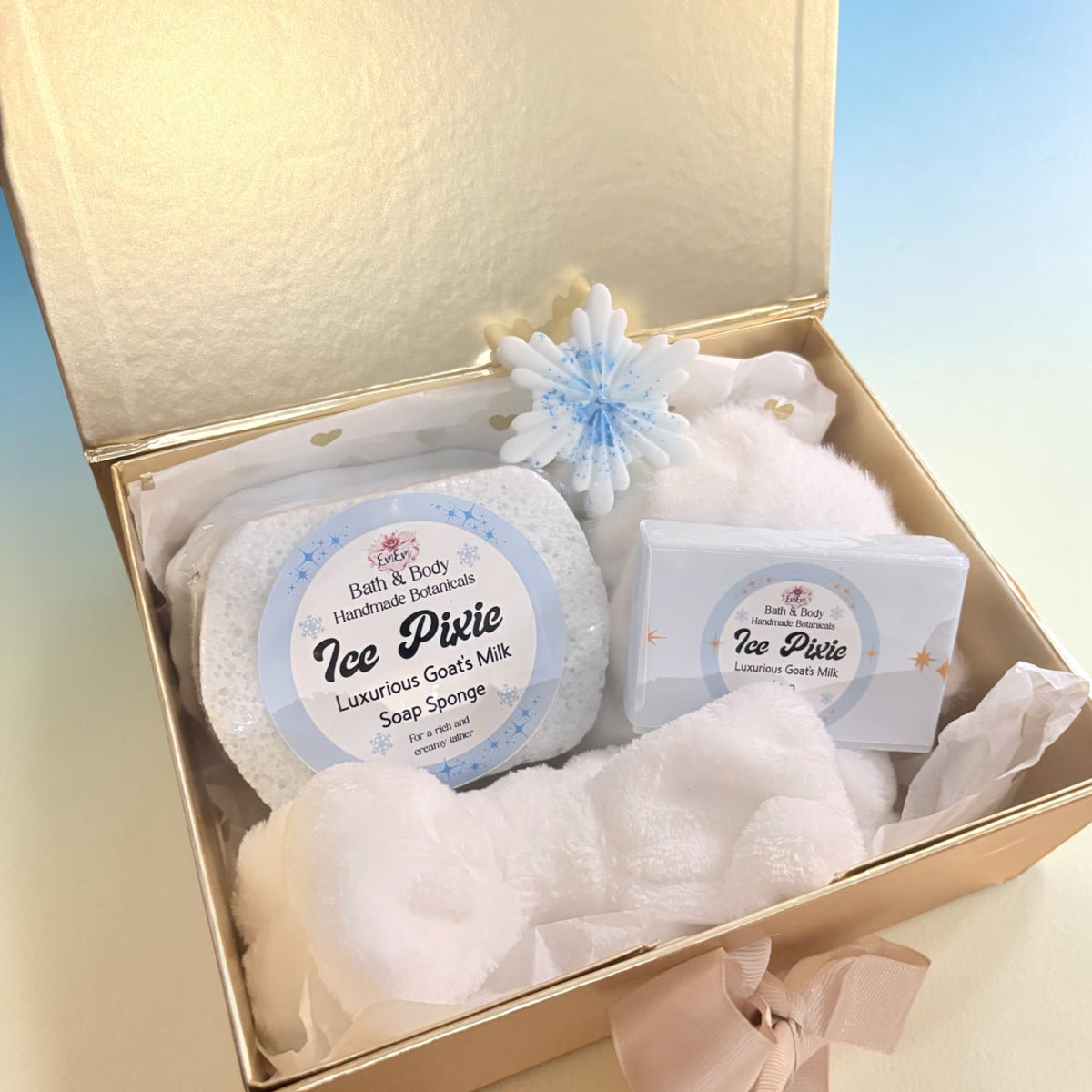 Ice Pixie Pamper Gift Box with Goat’s Milk Soap