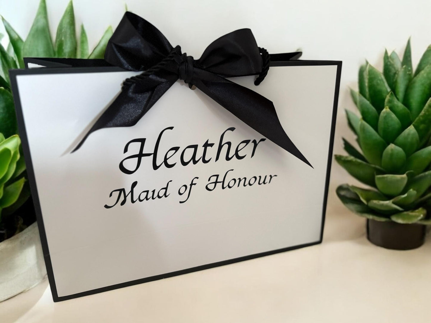 Bridal party personalised gift bags, perfect for Bridesmaids, flower girl and wedding party gifts, hen party, will you be my Bridesmaid