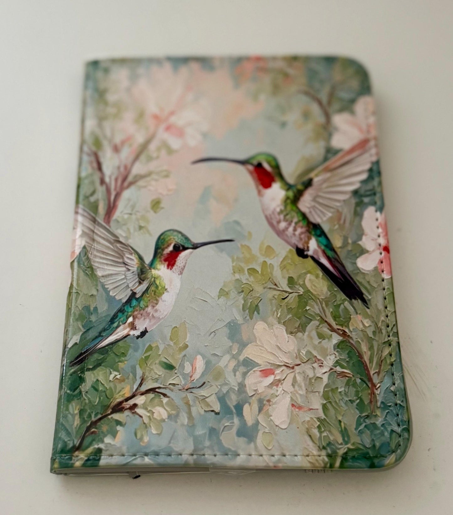 Hummingbird Passport Holder Set - Travel Wallet & Luggage Tag