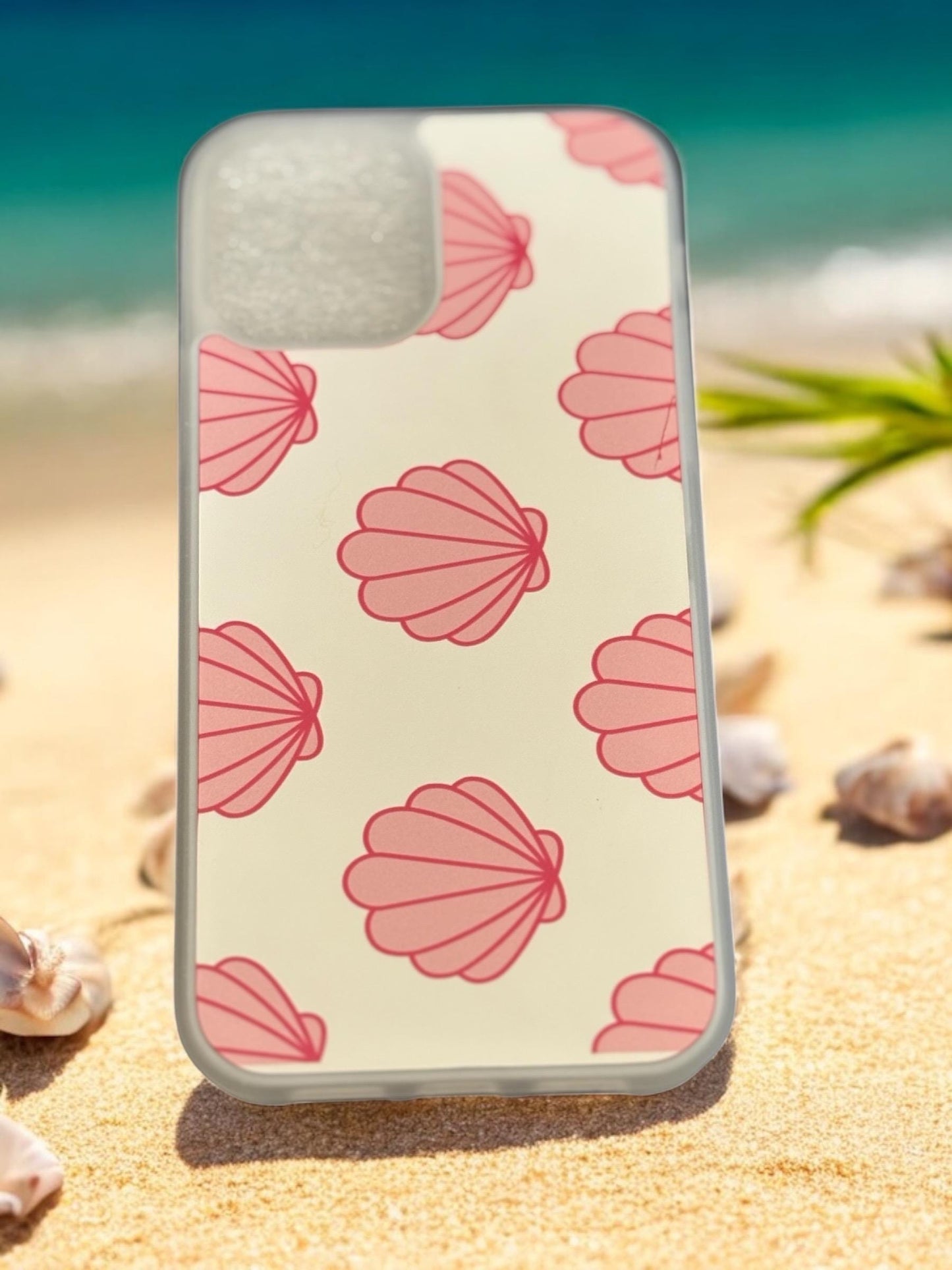 Pink Clam Shell Phone Case - Pastel Protective Cover for All Models