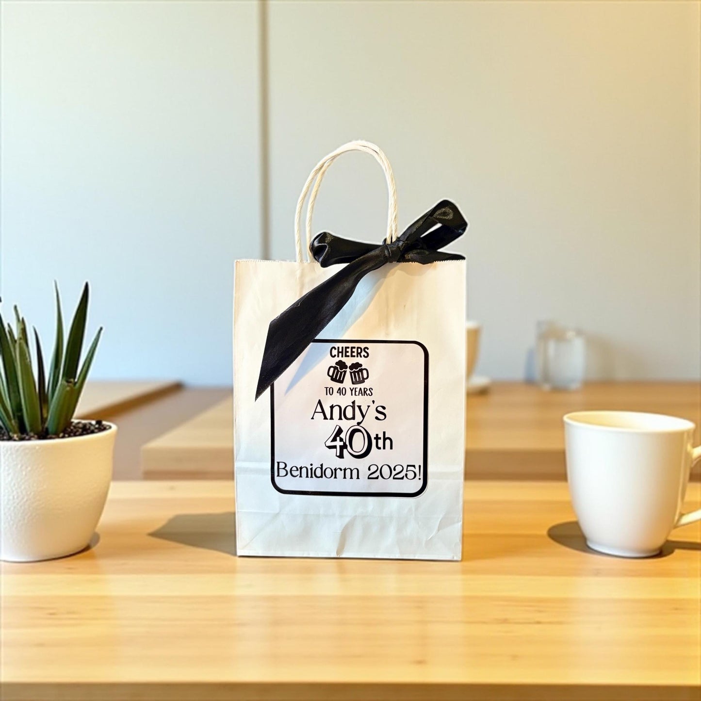 Personalised Eco-Friendly Paper Gift Bags - Custom Party & Occasion Bags