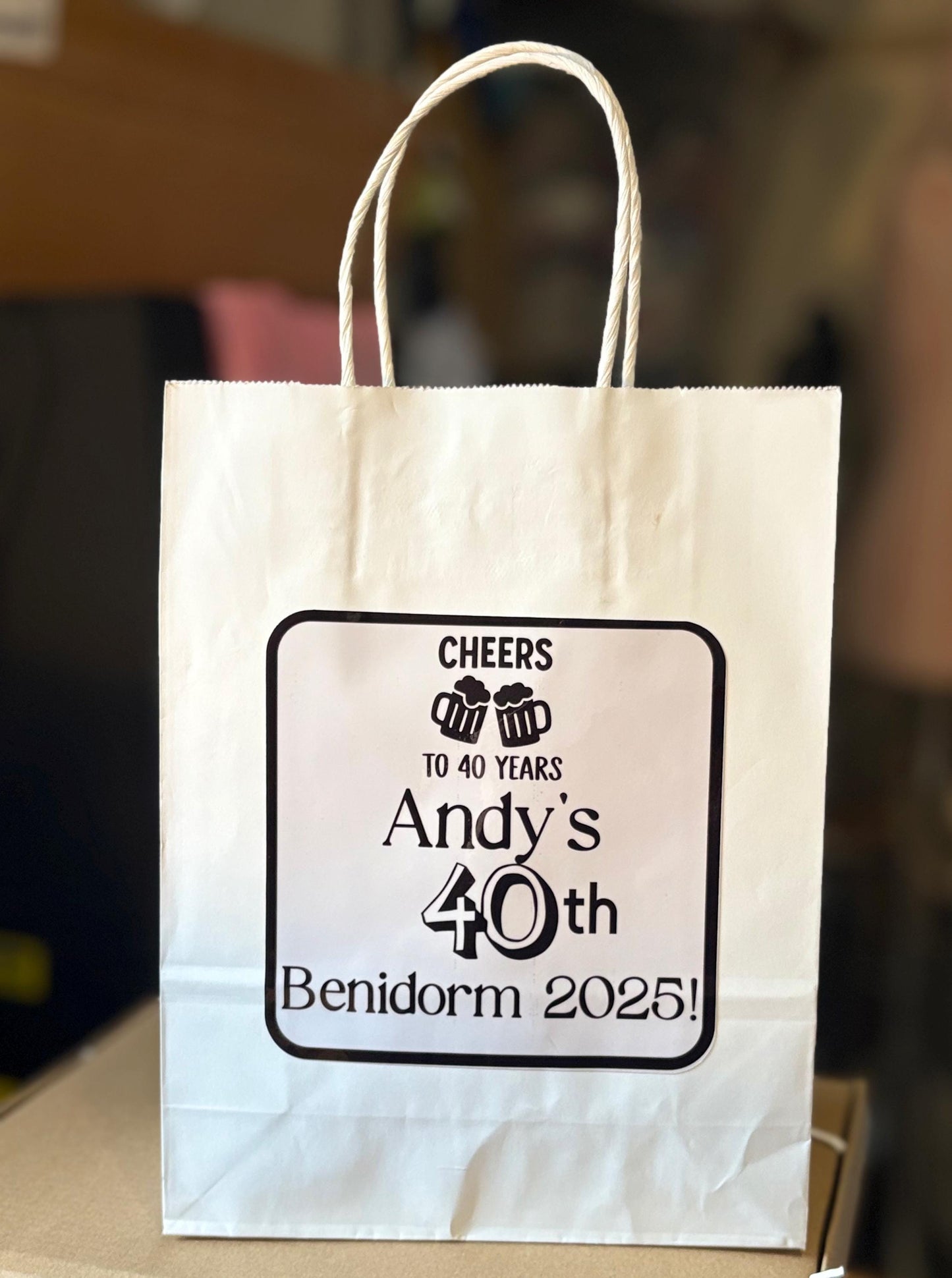 Personalised Eco-Friendly Paper Gift Bags - Custom Party & Occasion Bags