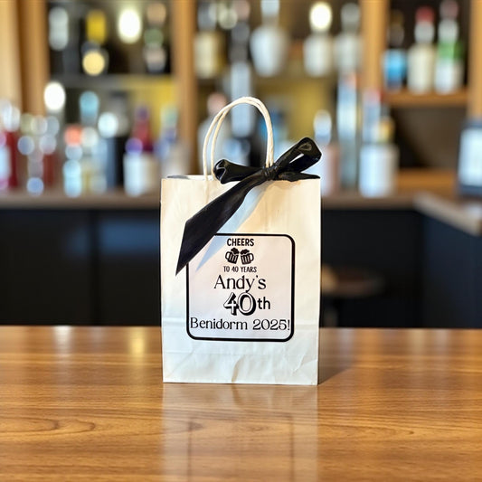 Personalised Eco-Friendly Paper Gift Bags - Custom Party & Occasion Bags
